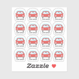 Adesivo Lembrete de Manutenção de Lava de Carro Planejador