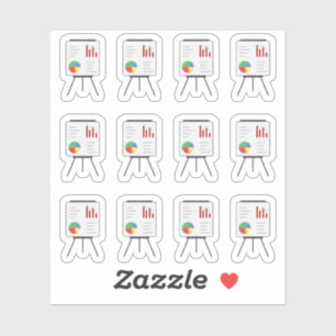 Adesivo Lembrete do Trabalho de Reunião da Faculdade de Ne