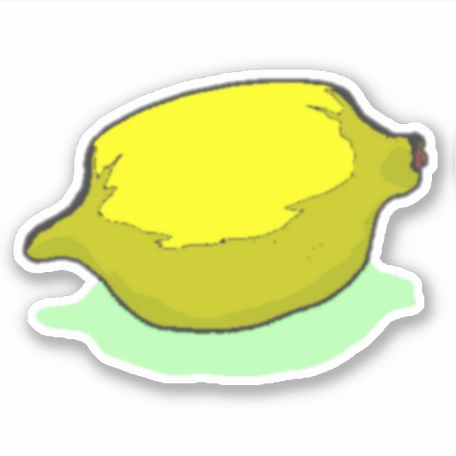 Adesivo Lemon Me Lpreguiçoso (Frente)