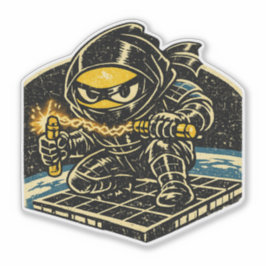 Adesivo Lemon Solar Shinobi — Ninja Espacial Vintage