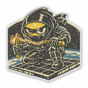 Adesivo Lemon Solar Shinobi — Ninja Espacial Vintage