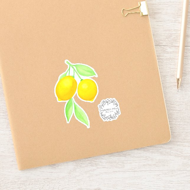 Adesivo Lemon Sticker (Notebook)