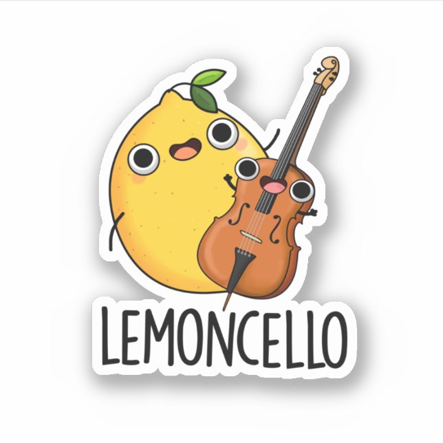 Adesivo Lemoncello Funny Bebe Pun (Frente)