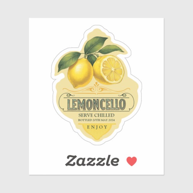 Adesivo Lemoncello Vinyl Sticker (Folha)