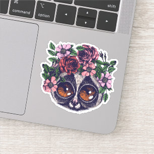 Adesivo Lemur floral doce