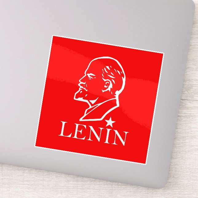 Adesivo Lenin, URSS, CCCP, União Soviética, Comunismo (Detalhe)