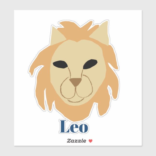Adesivo Leo Lion, (Folha)