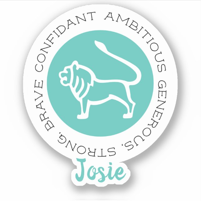 Adesivo Leo Sticker (Frente)