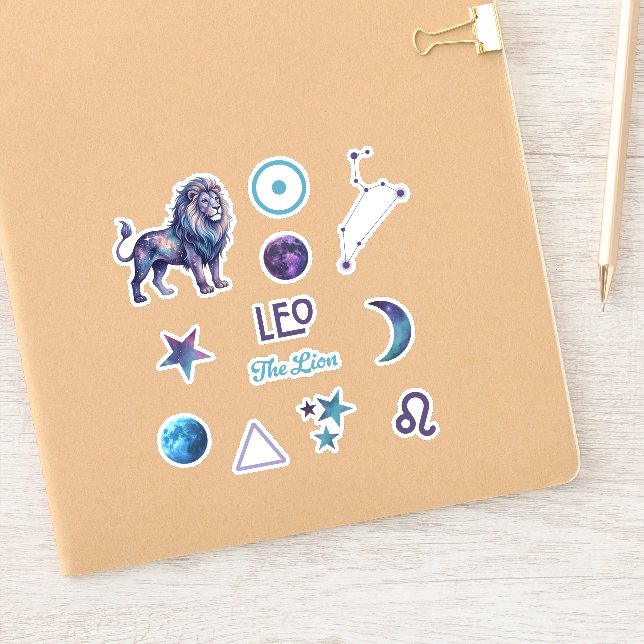Adesivo Leo Zodiac Sticker Collection (Notebook)