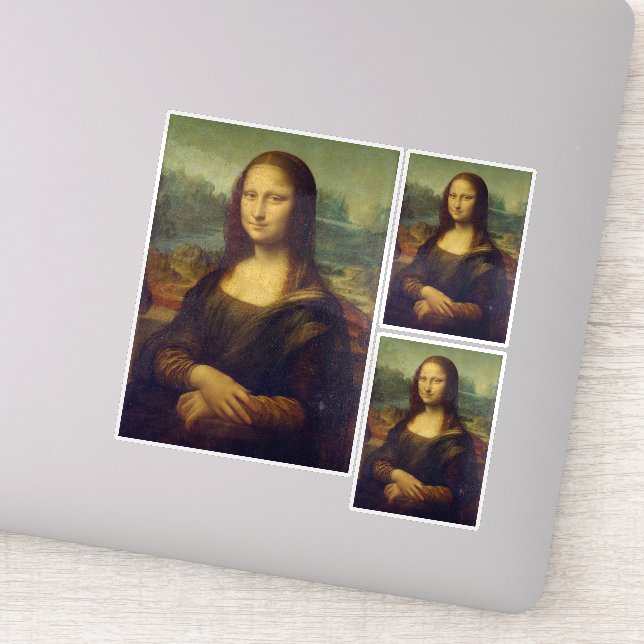 Adesivo Leonardo Da Vinci, Mona Lisa, La Gioconda (Detalhe)