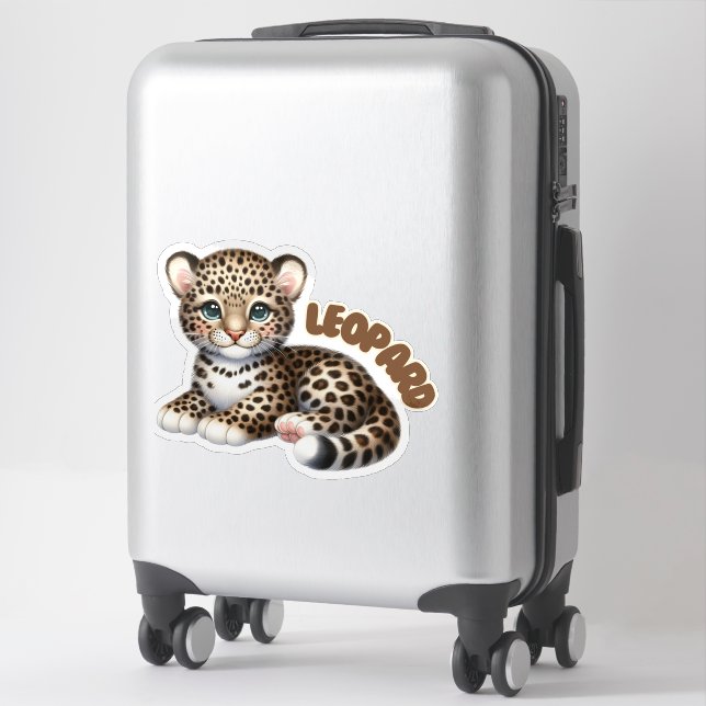 ADESIVO LEOPARD - NURSERY STICKER (Mala)