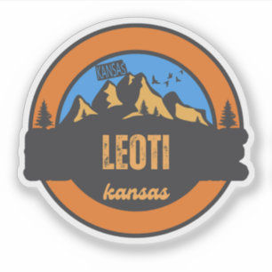 Adesivo Leoti, Kansas