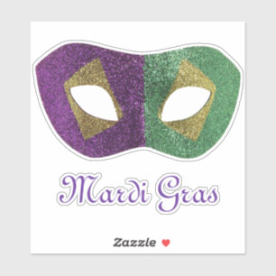 Adesivo Les Couleurs de Mardi Gras Sticker