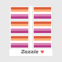 Adesivo Lesbian Pride Flag Sticker Pack