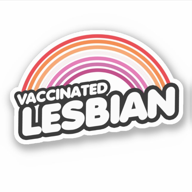 ADESIVO LÉSBICA VACINADA (Frente)