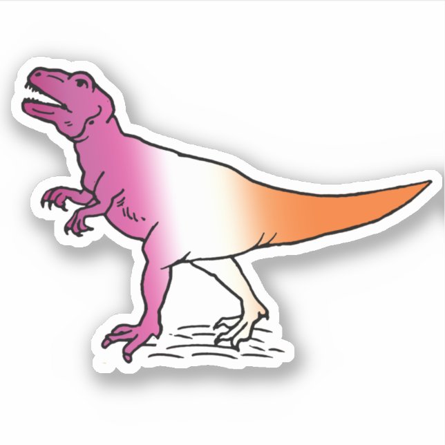 Adesivo Lesbisaurus (Frente)
