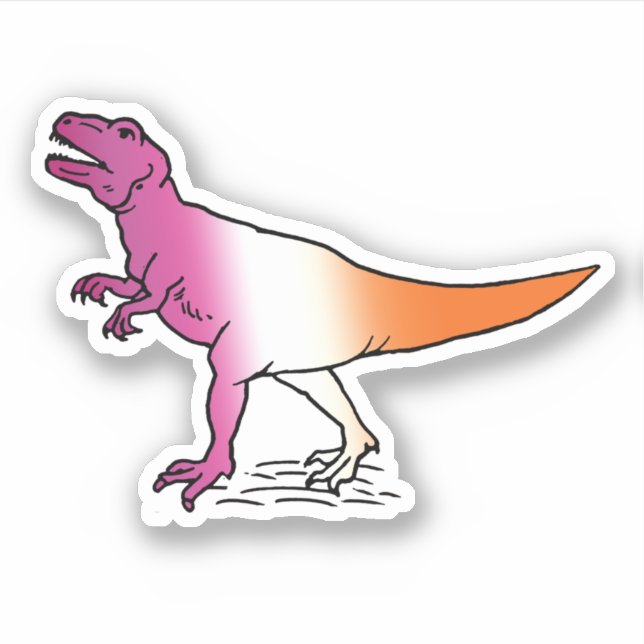 Adesivo Lesbisaurus (Frente)