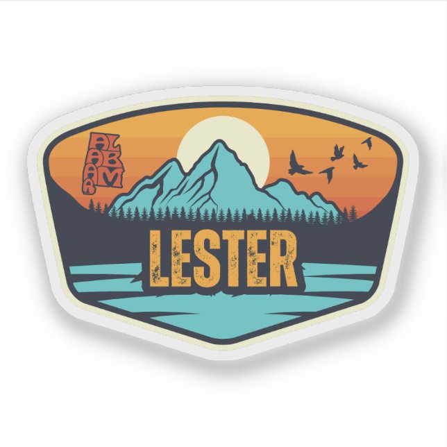 Adesivo Lester, Alabama (Frente)
