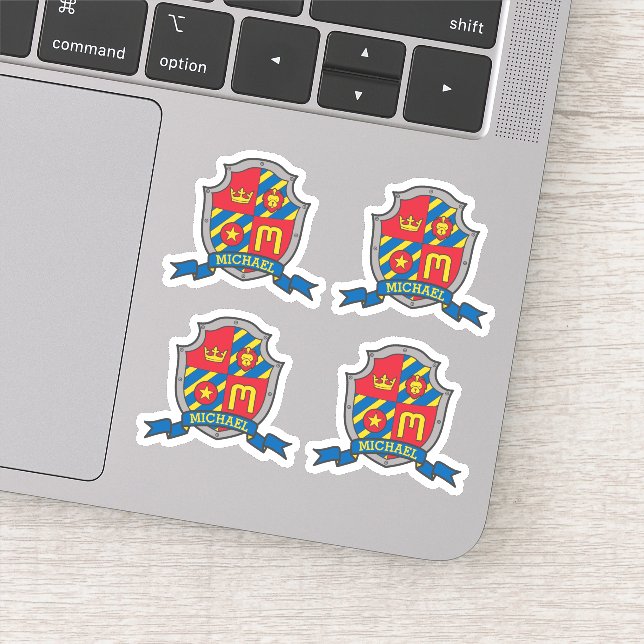 Adesivo Letra inicial M nome personalizado escudo de crist (Detalhe)