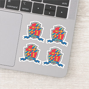 Adesivo Letra inicial mim protetor conhecido feito sob