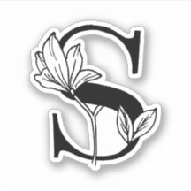 Letra S - Rosa Sticker