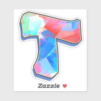 Adesivo Letra T_ Alphabet Letters