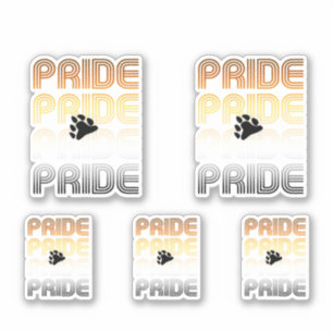 Adesivo Letras de Design do Padrão de Pista do Orgulho de