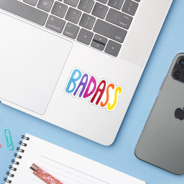 Adesivo Letras Divertidas Coloridas e Iradas