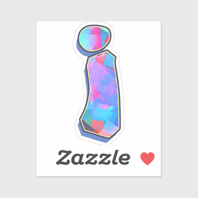 Adesivo Letter i -  Color Mix (Folha)