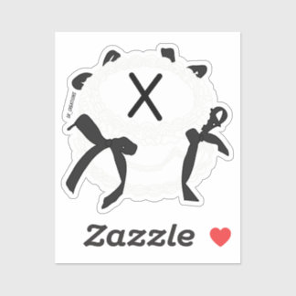 Adesivo Letter X Initial Black And White Bow Vintage Cake 