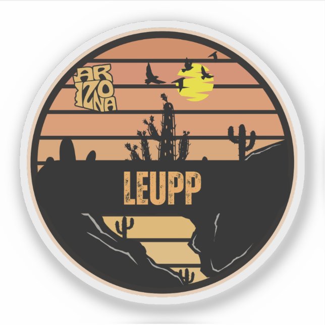 Adesivo Leupp, Arizona (Frente)