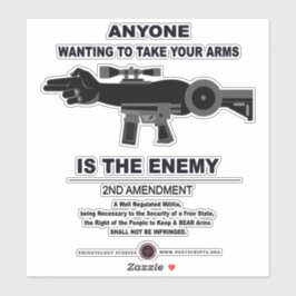 Adesivo Levantamento das armas - Alteração do segundo