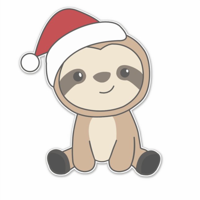 Adesivo Leve Natal Neve Animais de inverno Lútero Clássico (Frente)