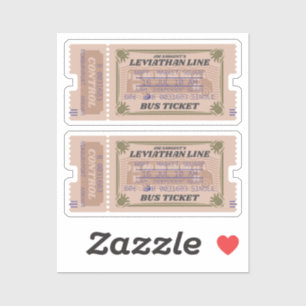 Adesivo Leviathan Line Innsmouth Bus