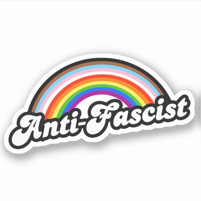 Adesivo LGBTQ+ Anti-Fascista (Frente)