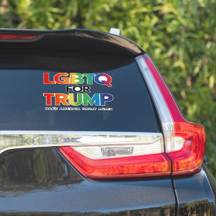 ADESIVO LGBTQ PARA TRUMP GAY LÉSBICA PARA TRUMP 2024 