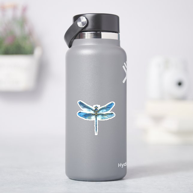 Adesivo libélula azul (HidroFlask)