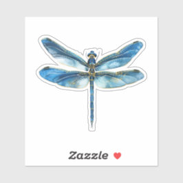 Adesivo libélula azul