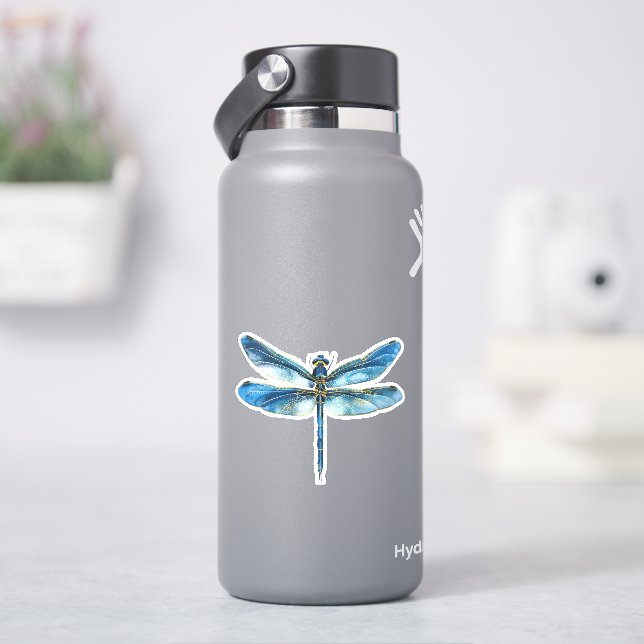 Adesivo libélula azul (HidroFlask)