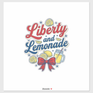 Adesivo Liberdade e Limonada Camisa Patriótica de Limão Ve