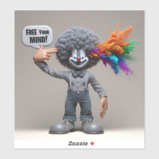 Adesivo Liberte sua mente por Natasha