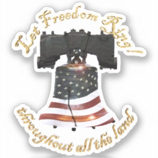 Adesivo Liberty Bell - Let Freedom Ring