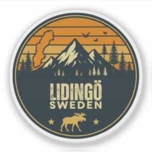Adesivo Lidingö, Suécia Sverige