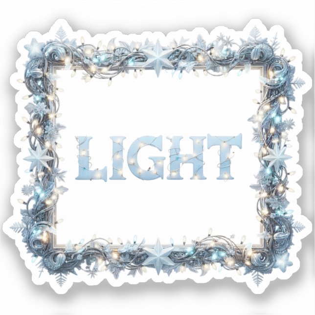 Adesivo Light Elegant Winter Lights (Frente)