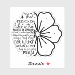 Adesivo Like a Tree Christian Faith 