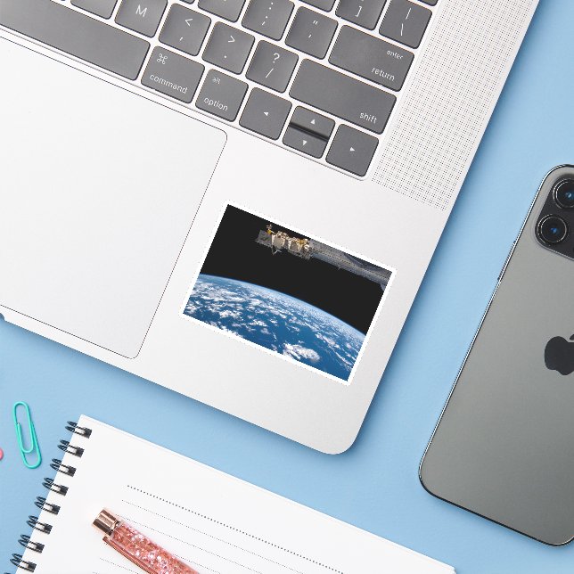 Adesivo Limbo da Terra, ou Horizonte (Notebook com iPhone)