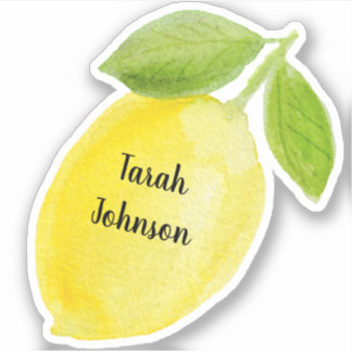 Adesivo Limon Sticker de Nome Personalizado
