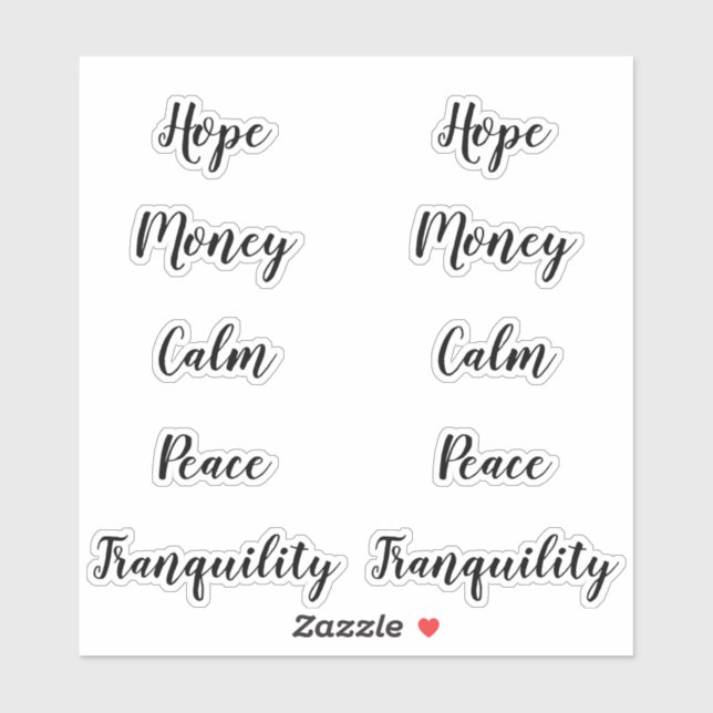 Adesivo Limpar Rótulos de Script de Seleção Ortográfica de (Folha)