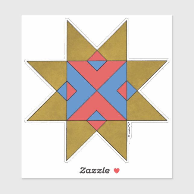 Adesivo Lincolnshire Auseklis Witch Mark (Folha)