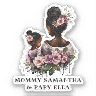 Adesivo Linda mãe negra e filha (7)
